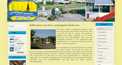 Desktop Screenshot of camping-beckmann-duhnen.de
