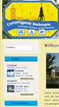 Mobile Screenshot of camping-beckmann-duhnen.de